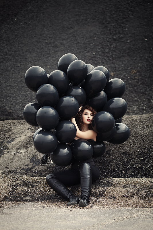 Schwarze Luftballons Ronny Lorenz Photography