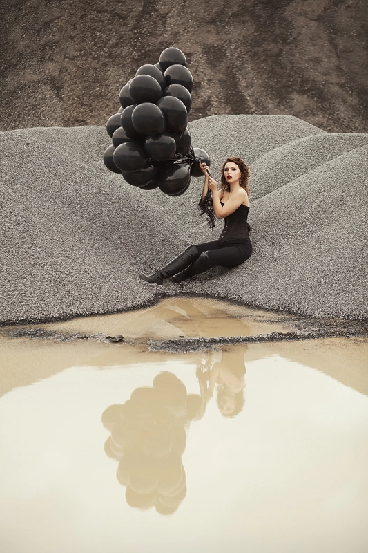 Foto zum Blogartikel - Schwarze Luftballons