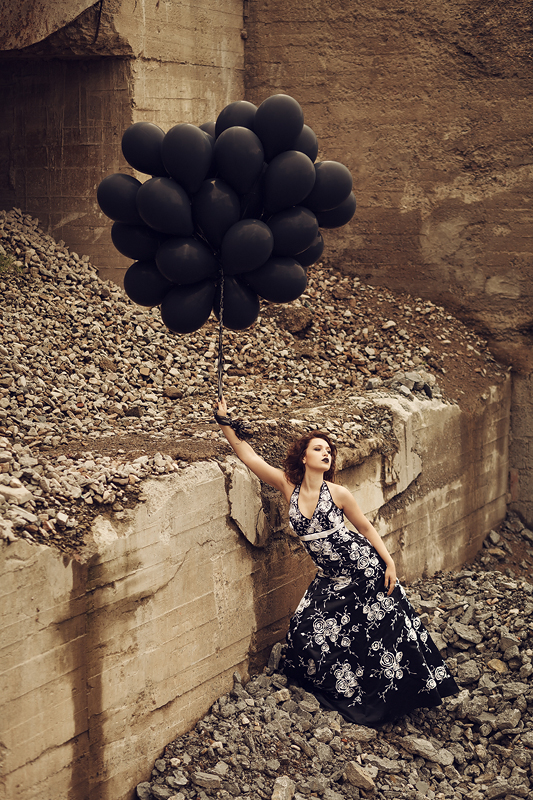 Schwarze Luftballons Ronny Lorenz Photography