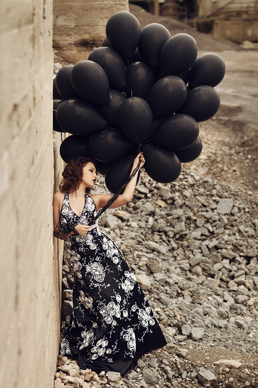 Schwarze Luftballons Ronny Lorenz Photography