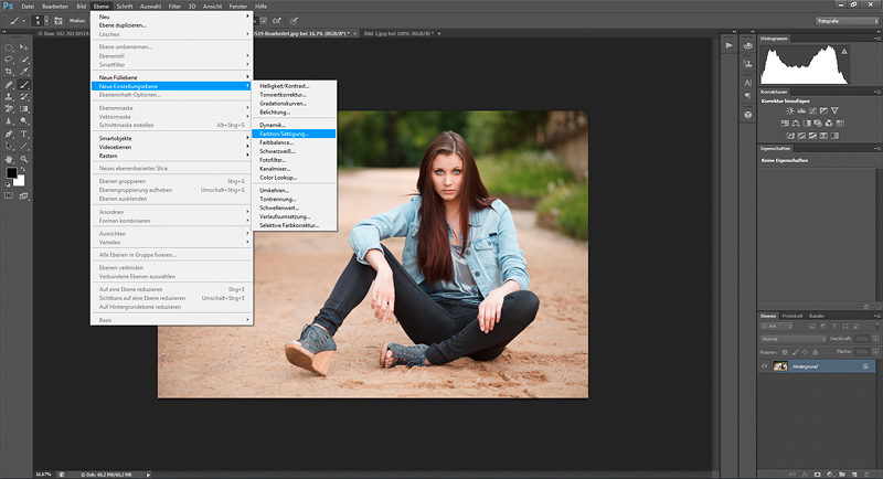 Foto zum Blogartikel - Tutorial: Kontrast-Farbton