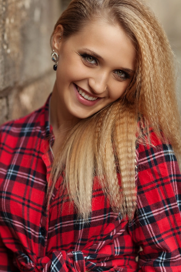 Portrait von Julia im Schlosspark Fulda