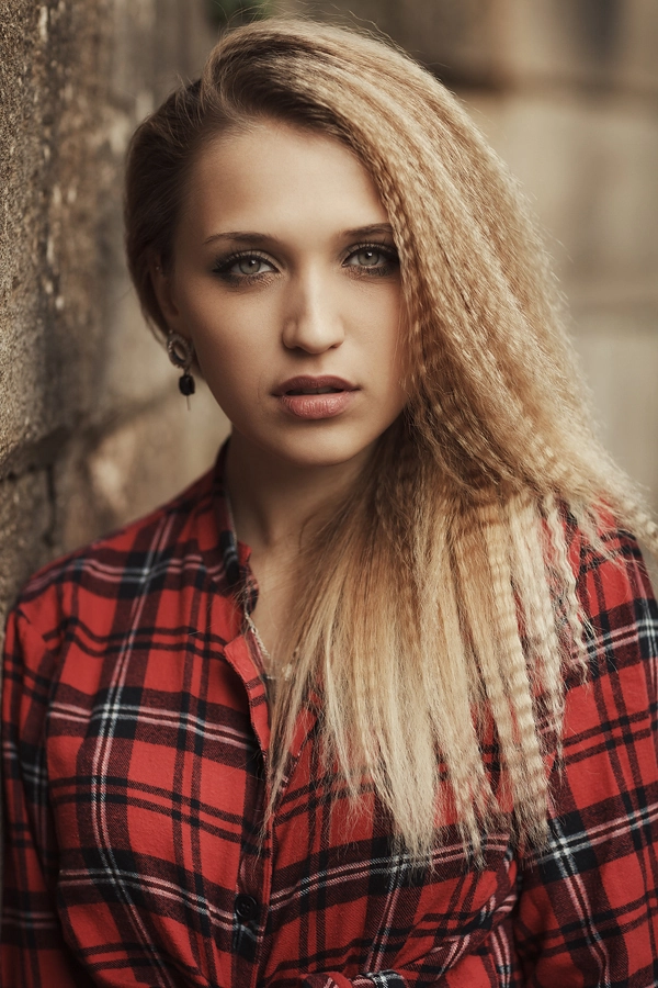 Portrait von Julia im Schlosspark Fulda