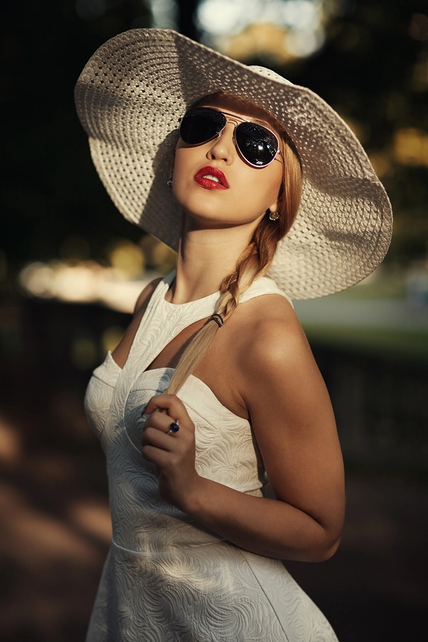 Portrait von Julia im Schlosspark Fulda