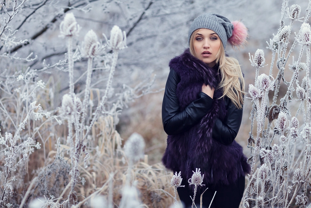 Portraitfotografie im Schnee