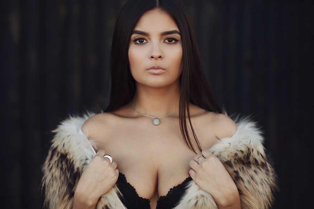 Ein Portrait von Vanessa - Fotograf war Ronny Lorenz in Fulda