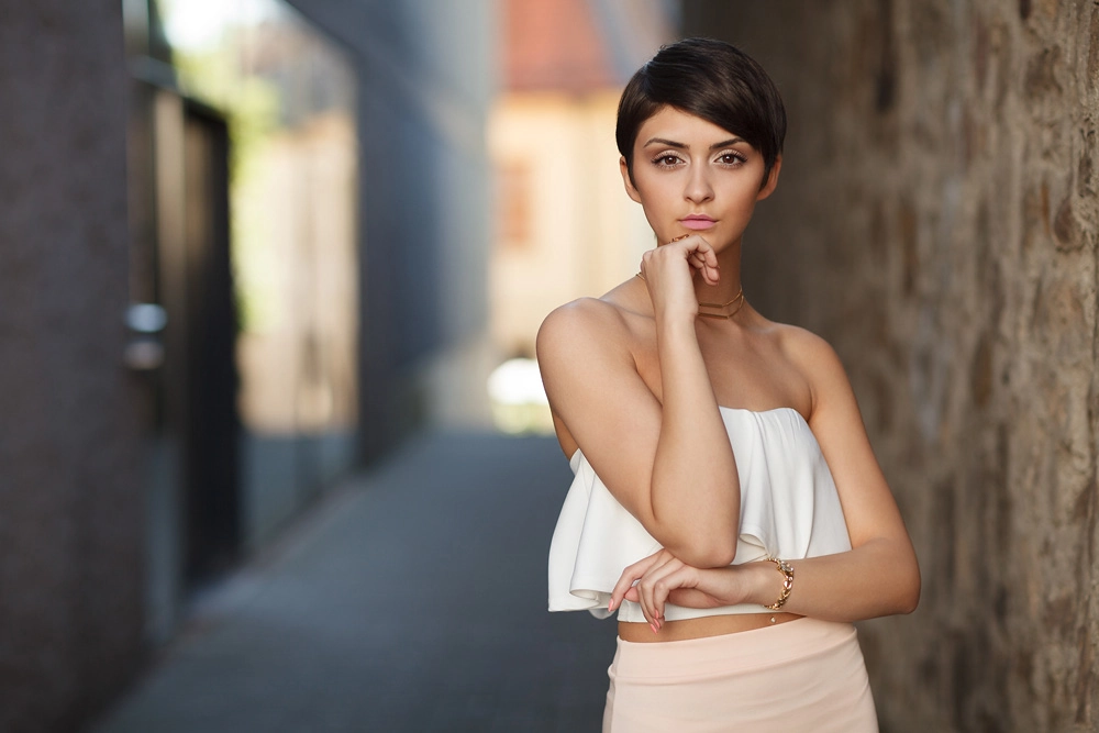 Portraitaufnahme von dem türkischen Model Filiz