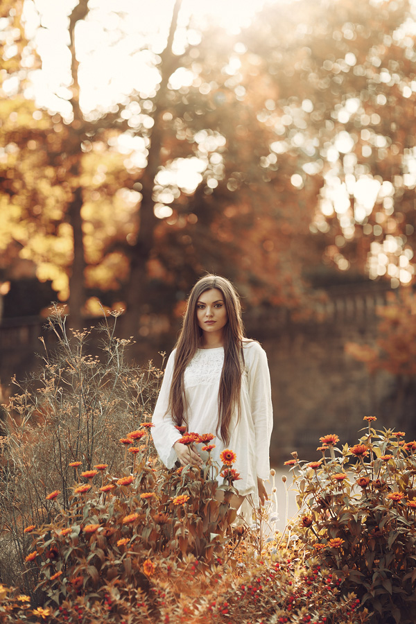 Portrait von Anna im Schlosspark Fulda