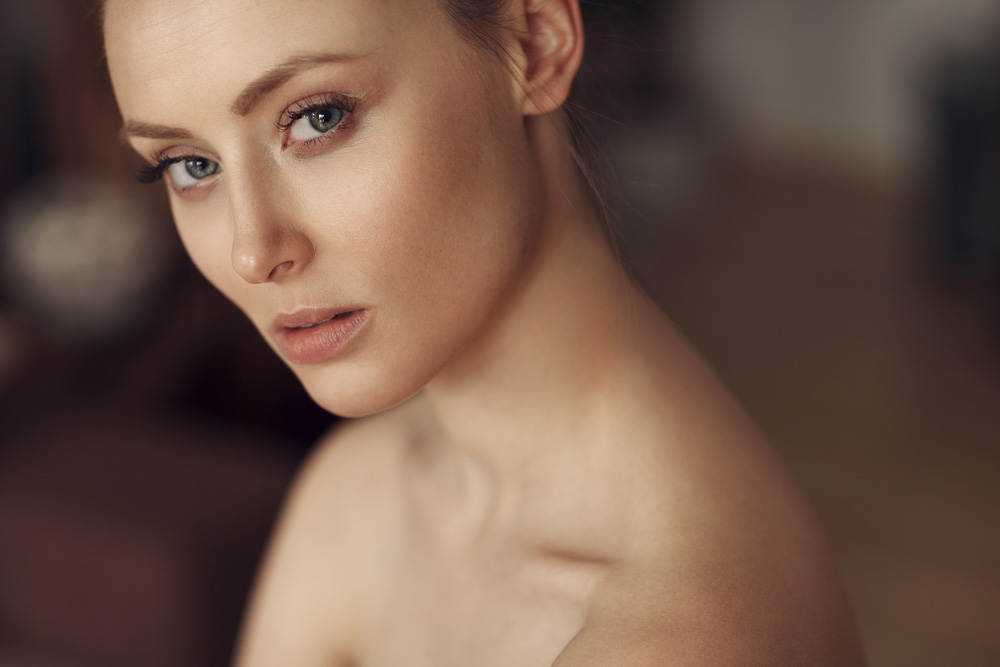 Portrait mit natürlichen Licht von Rebecca
