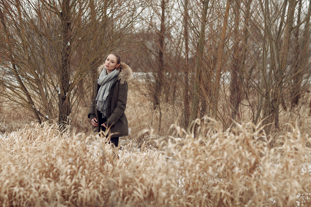 Outdoor Ganzkörperportrait von Rebecca