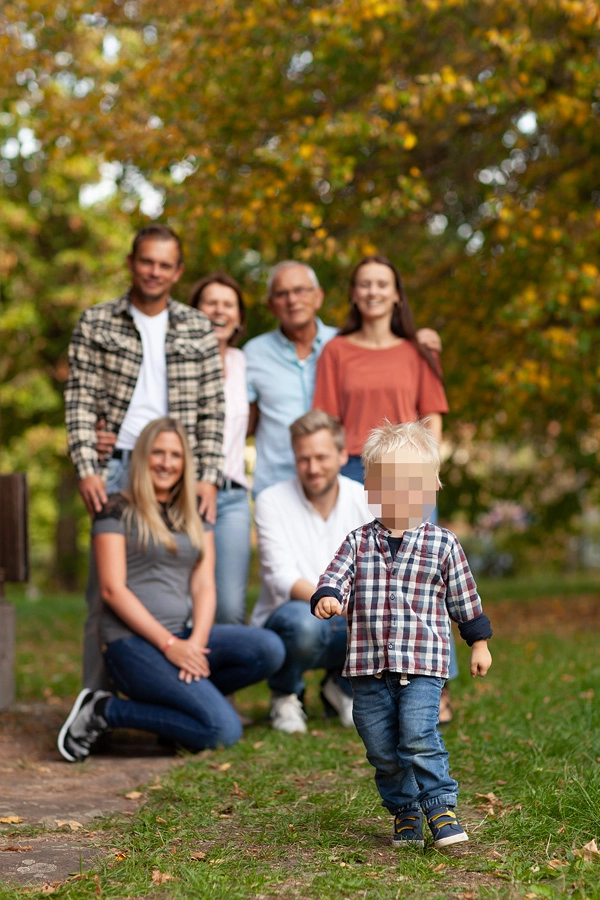 Familienshooting auf der Fohlenweide in Hofbieber