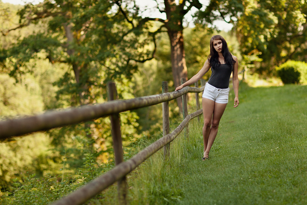 Mit Natalie auf Schloss Eisenbach in Lauterbach