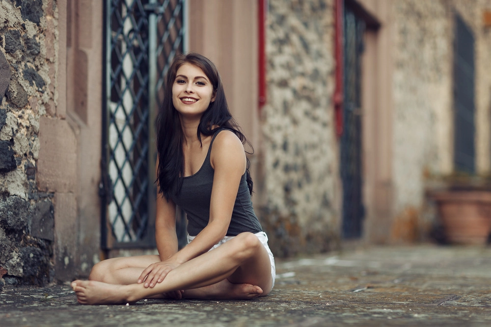 Mit Natalie auf Schloss Eisenbach in Lauterbach