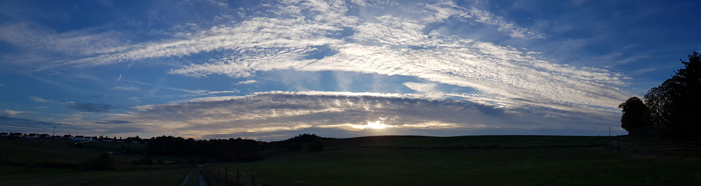 Panorama Aufnahme vom Geisküppel in Künzell