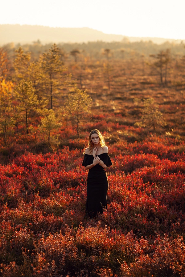 Mit Madeline im Schwarzen Moor in der Rhön