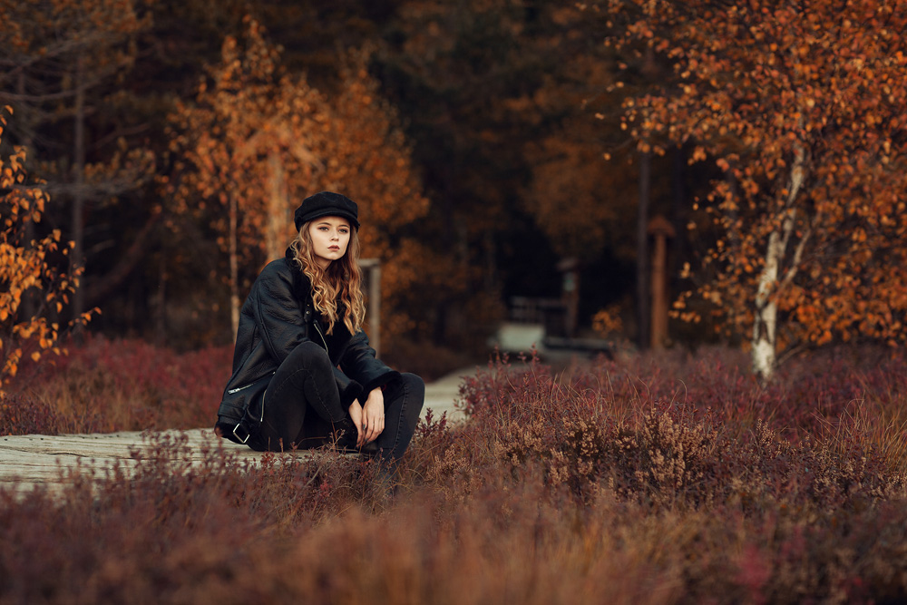 Mit Madeline im Schwarzen Moor in der Rhön