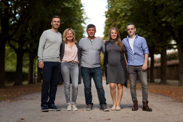 Familien-Fotoshooting im Schlosspark Fulda